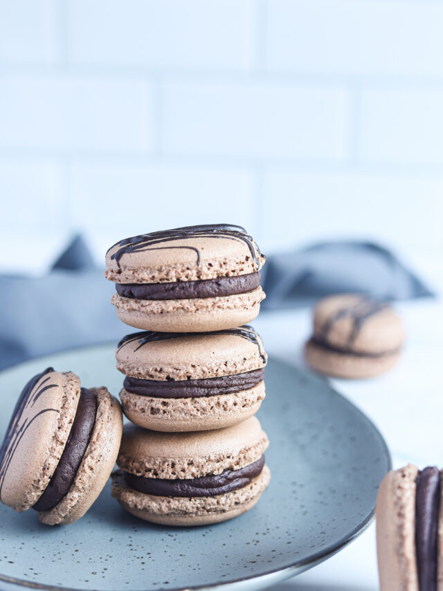 Chocolate Macarons