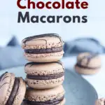 Chocolate Macarons with Salted Caramel Filling. These Chocolate Macarons with Salted Caramel Filling are a delight, so soft and full of flavor. Perfect for entertaining as well as sweet treat gifts to loved ones during the holidays.&nbsp;