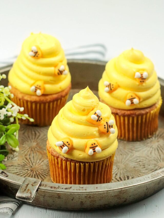Bumblebee Honey Cupcakes