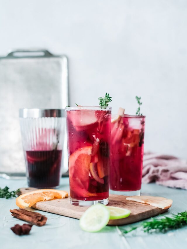 Sparkling Red Wine Sangria