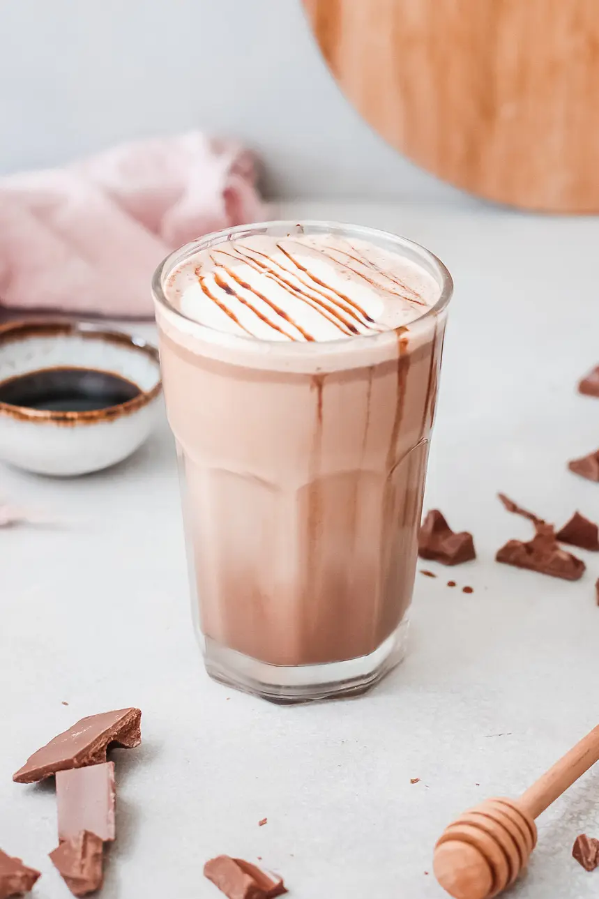 Slow Cooker Salted Caramel Hot Chocolate Served. Silky smooth, creamy and decadent, this Instant Pot Salted Caramel Hot Chocolate is an instant family favorite. Made in either the Instant Pot or Slow Cooker this festive holiday drink is perfect for any occasion.