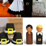 Get crafty with these 12 Pilgrim Crafts for Kids, perfect for are all ages. These fun crafts are a fun family-friendly Thanksgiving activity. Decorate your homes or your use your creations for table toppers for your family's Thanksgiving dinner.&nbsp;