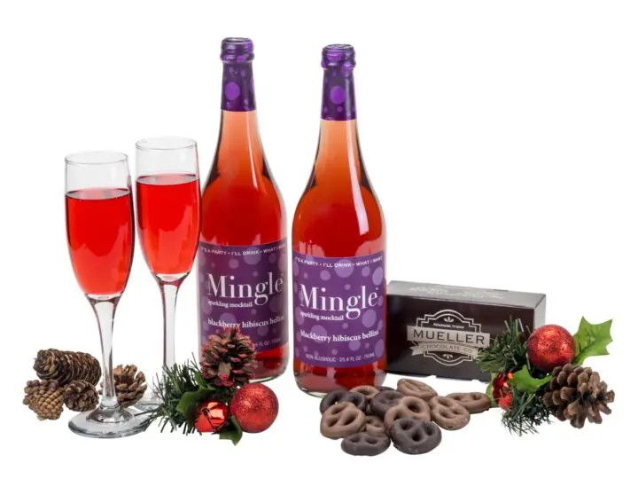 Image for 2 Bottles Mingle Mocktails Premium Gift Set with Chocolate