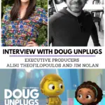 Exclusive Interview with Doug Unplugs Executive Producers Aliki Theofilopoulos and Jim Nolan . Streaming on Apple TV+, DreamWorks Doug Unplugs tells the story of a young robot who senses that there is more to life than just the facts. While other robots plugin for their daily download, Doug unplugs and heads to the human world with his best friend Emma to experience its wondering firsthand. Read an exclusive behind scenes take in my Interview with Doug Unplugs Executive Producers Aliki Theofilopoulos and Jim Nolan. Where we talk about what it's like to bring this new adventurous preschool show to life.