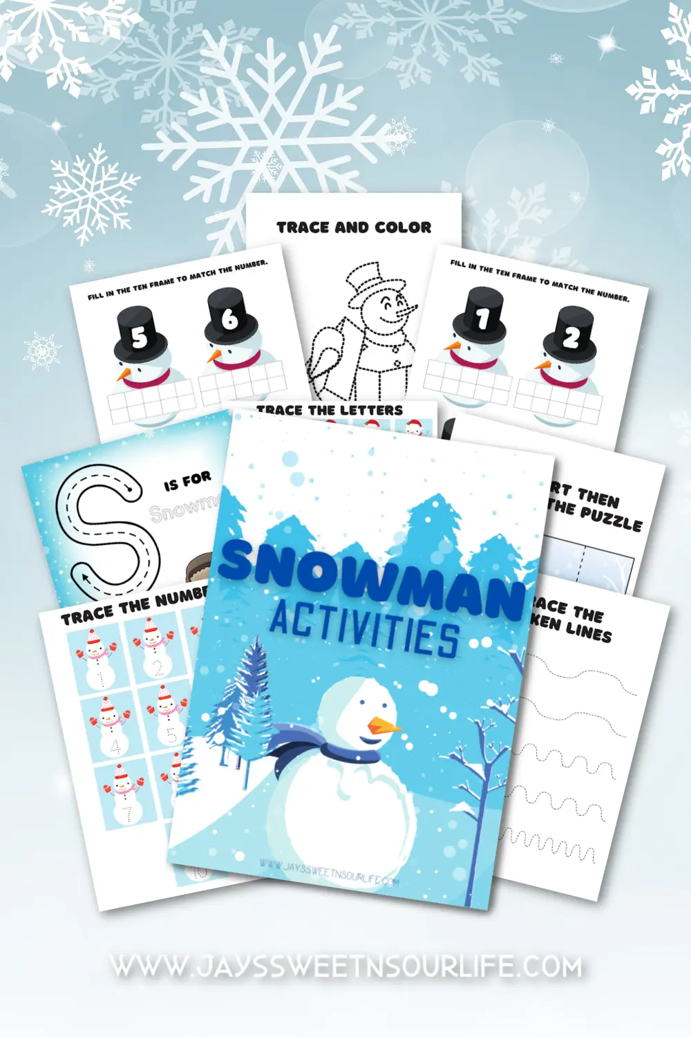 Free Snowman Printables. Grab these Free Snowman Printables, filled with fun snowman themed activities, coloring sheets, and more! These Preschool Snowman Activities are a huge hit at any holiday event.
