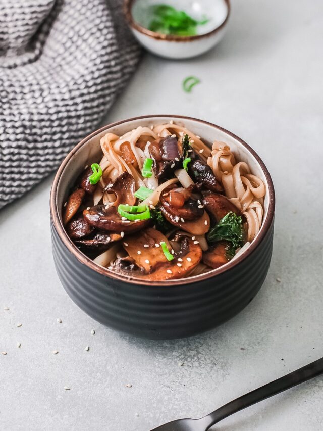 Vegetarian Korean Noodles Story
