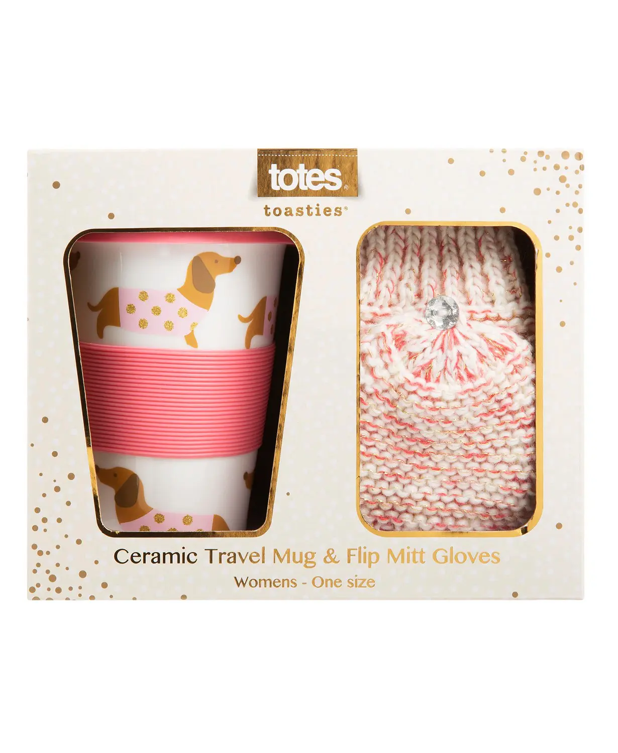 Bring the coffee or cocoa lover in your life some extra cheer this holiday season with the Travel Mug and Knit Flip Mitten Set! Our festive travel mug is both easy to clean and easy on the environment.