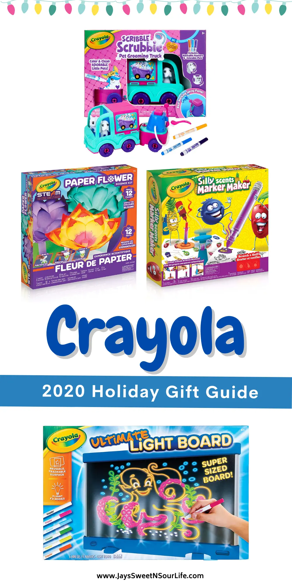 Crayola 2020 Holiday Gift Guide. Give the gift of imagination and creation this holiday season with these must-have Crayola gifts. This year's 2020 Crayola Holiday Gift Guide is full of this season's hottest STEAM toys and more!