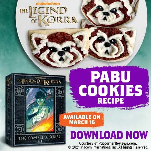 Say hello to Team Avatar's cutest mascot! In celebration of the upcoming release of The Legend of Korra - The Complete Series Limited Edition Steelbook Collection, available on March 16th, we're so excited to share this adorable Pabu Cookie recipe.