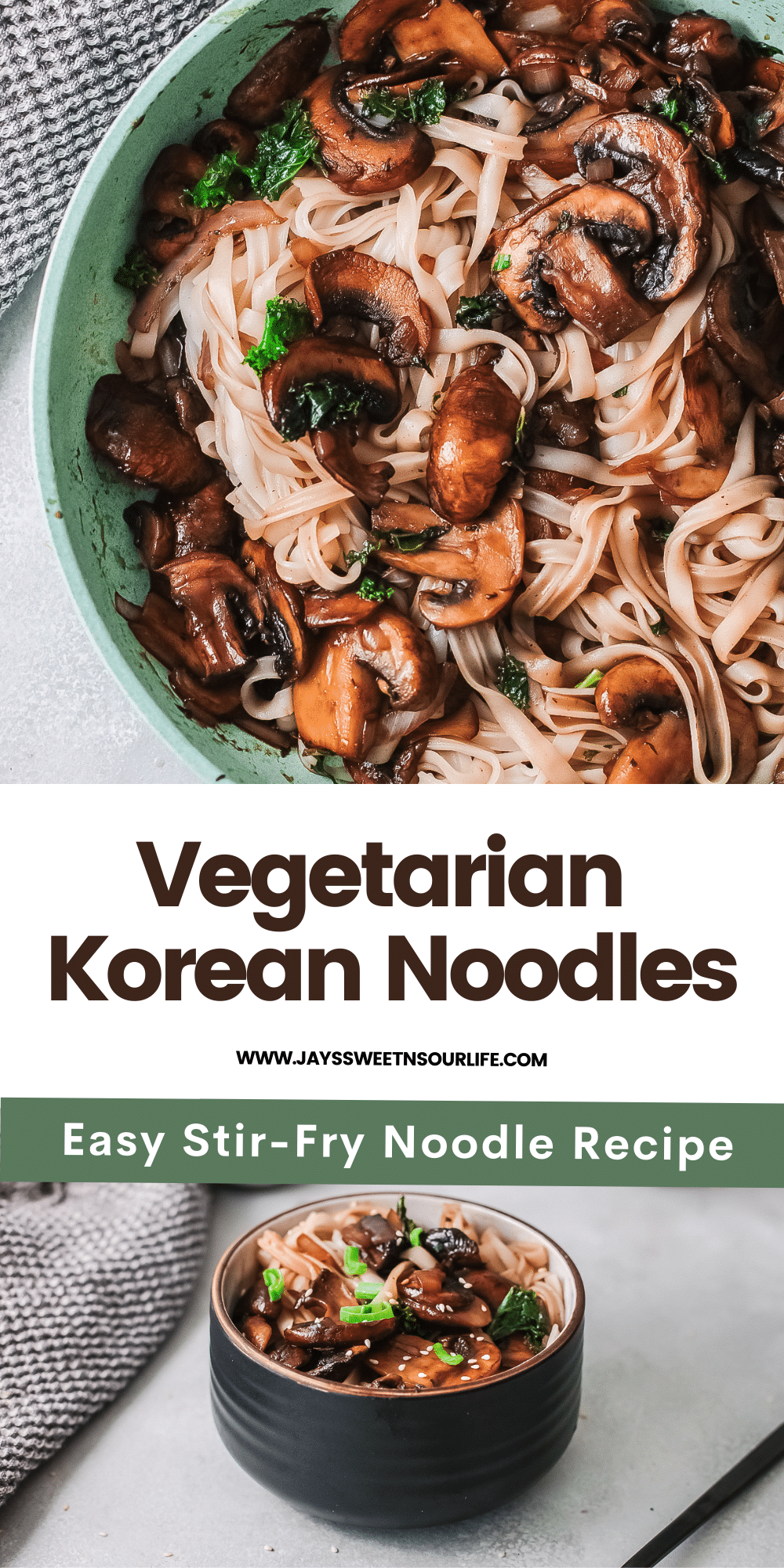 Vegetarian Korean Noodles – Life With Jay Simms