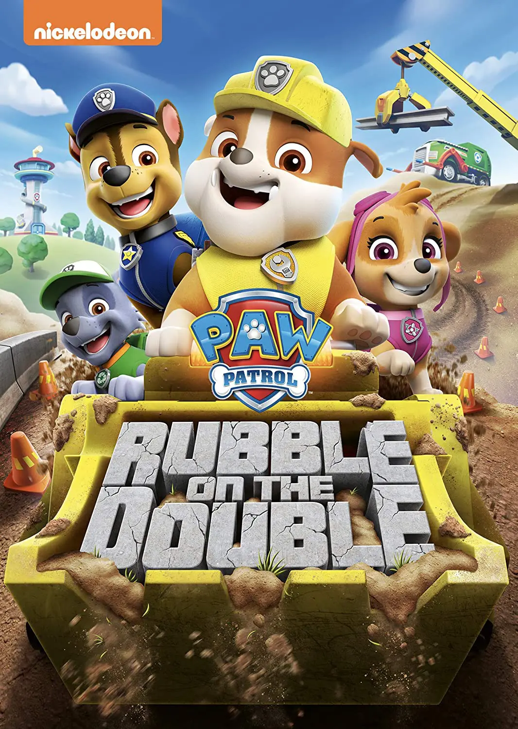 Get ready to raise the &ldquo;woof&rdquo; with Rubble and the rest of the pups in the all-new DVD PAW Patrol: Rubble on the Double. Featuring nine construction-themed episodes from Nickelodeon&rsquo;s hit preschool series PAW Patrol (produced by Spin Master Entertainment).