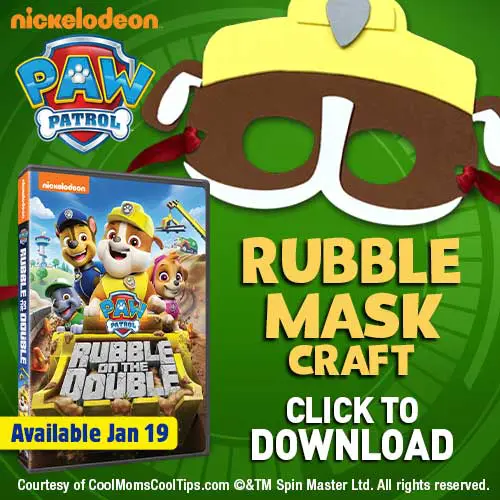 Get ready to wreck and roll as Rubble with this fun DIY craft! In celebration of the release of PAW Patrol: Rubble on the Double, available now on DVD