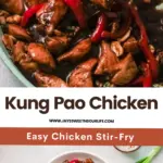 Better than Chinese takeout, make this Kung Pao Chicken at home. A delicious Asian dish that's perfect to serve with rice, noodles, or even to stuff sandwiches.