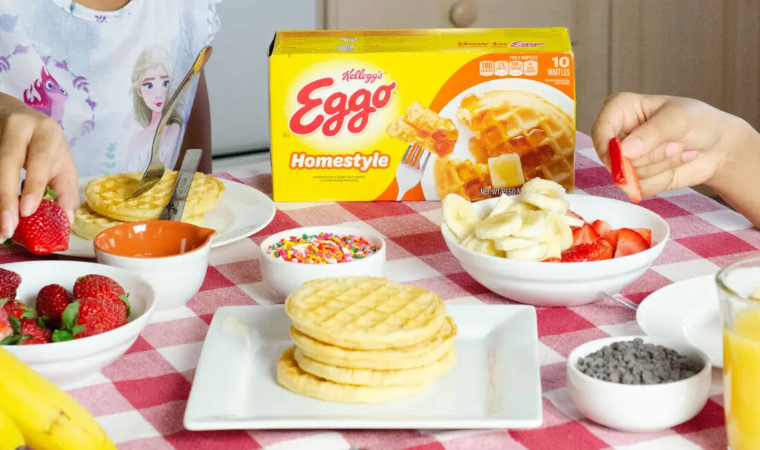 I love starting my family's mornings off with a delicious hearty breakfast. To keep my kids supercharged for school and adventures beyond, I feed them Eggo Homestyle Waffles. It's a breakfast option that the whole family can agree on.