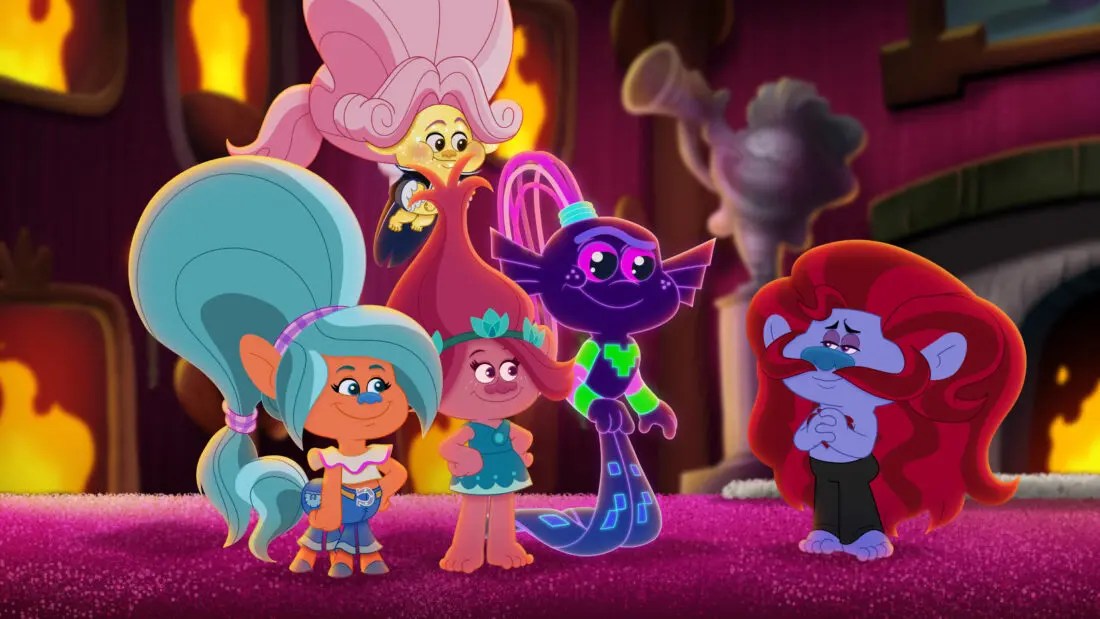 DreamWorks TrollsTopia Season Two shimmies onto Peacocktv and Hulu Today! Get ready for more glitter, glee and harmony with all 6 all-new episodes of DreamWorks TrollsTopia!