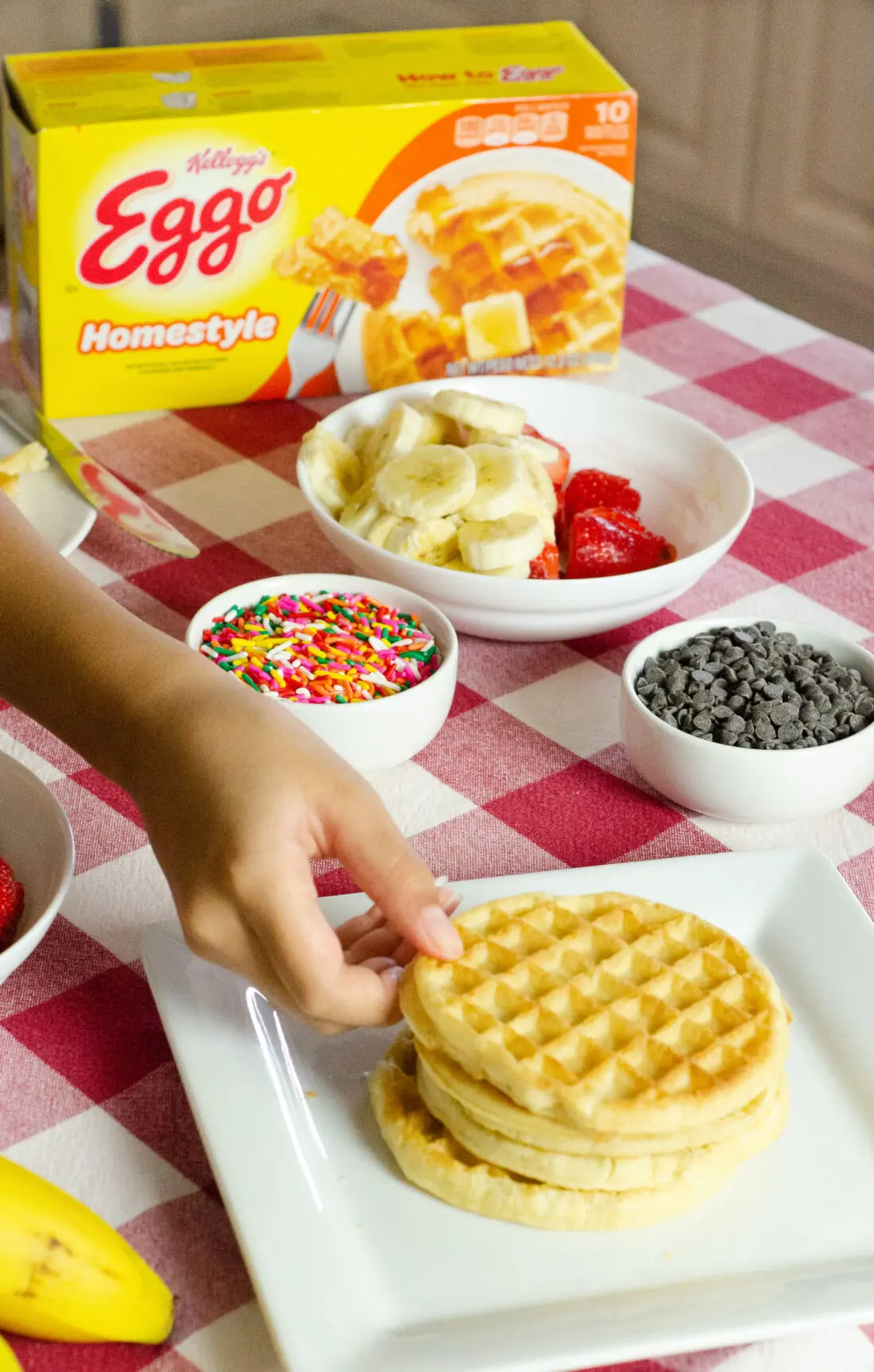 I love starting my family's mornings off with a delicious hearty breakfast. To keep my kids supercharged for school and adventures beyond, I feed them Eggo Homestyle Waffles. It's a breakfast option that the whole family can agree on.