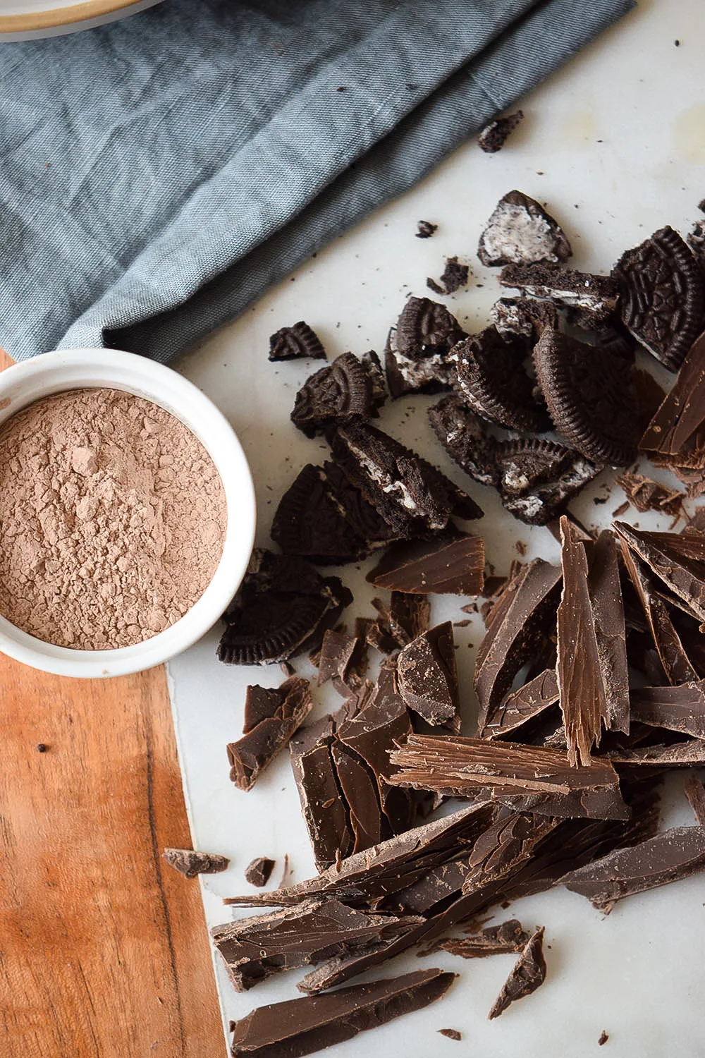 Better than boxed pudding, this easy homemade chocolate pudding is made with a few simple ingredients, plus a special ingredient, crushed cookies. Use this pudding recipe for pie filling and frozen pudding pops!