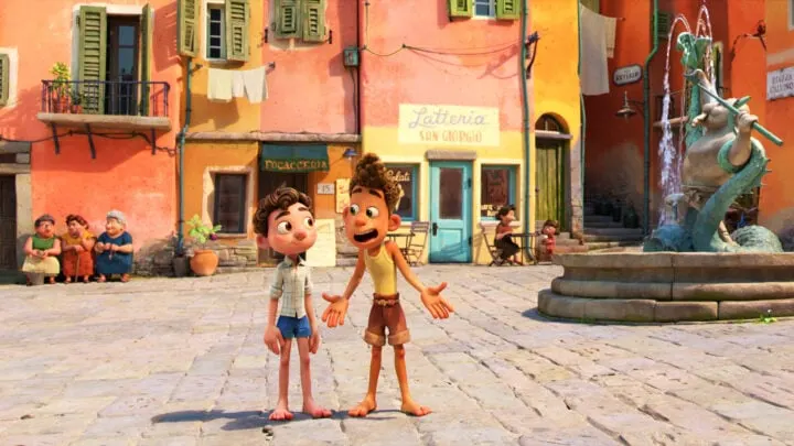 Set in a beautiful seaside town on the Italian Riviera, Disney and Pixar&rsquo;s &ldquo;Luca&rdquo; is a coming-of-age story about a boy and his newfound best friend experiencing an unforgettable summer filled with gelato, pasta and endless scooter rides. But their fun is threatened by a secret: they are sea monsters from another world. &ldquo;Luca&rdquo; is directed by Enrico Casarosa (&ldquo;La Luna&rdquo;) and produced by Andrea Warren (&ldquo;Lava,&rdquo; &ldquo;Cars 3&rdquo;). &copy; 2021 Disney/Pixar. All Rights Reserved.