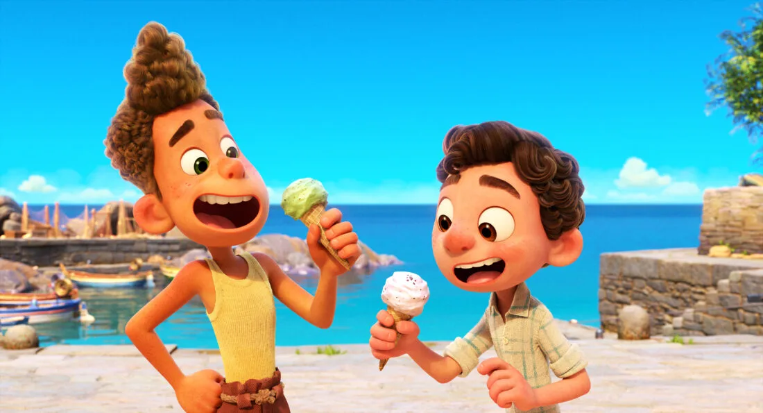 Set in a beautiful seaside town on the Italian Riviera, Disney and Pixar&rsquo;s &ldquo;Luca&rdquo; is a coming-of-age story about a boy and his newfound best friend experiencing an unforgettable summer filled with gelato, pasta and endless scooter rides. But their fun is threatened by a secret: they are sea monsters from another world. &ldquo;Luca&rdquo; is directed by Enrico Casarosa (&ldquo;La Luna&rdquo;) and produced by Andrea Warren (&ldquo;Lava,&rdquo; &ldquo;Cars 3&rdquo;). &copy; 2020 Disney/Pixar. All Rights Reserved.