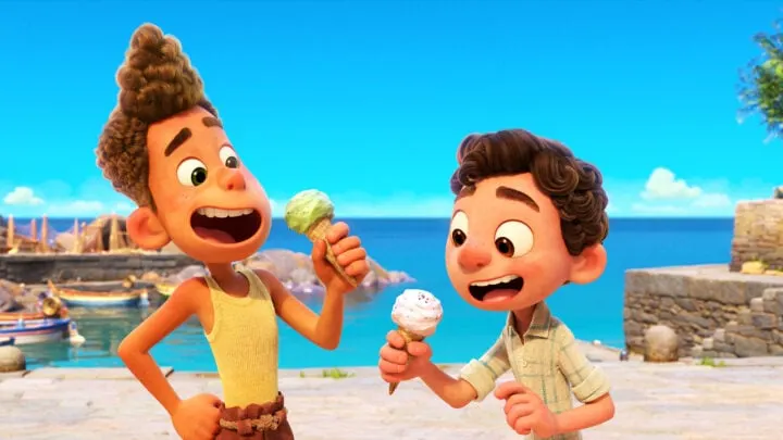 Set in a beautiful seaside town on the Italian Riviera, Disney and Pixar&rsquo;s &ldquo;Luca&rdquo; is a coming-of-age story about a boy and his newfound best friend experiencing an unforgettable summer filled with gelato, pasta and endless scooter rides. But their fun is threatened by a secret: they are sea monsters from another world. &ldquo;Luca&rdquo; is directed by Enrico Casarosa (&ldquo;La Luna&rdquo;) and produced by Andrea Warren (&ldquo;Lava,&rdquo; &ldquo;Cars 3&rdquo;). &copy; 2020 Disney/Pixar. All Rights Reserved.