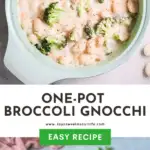 A delicious, easy, and quick dish that&rsquo;s perfect for weeknight dinners. This One-Pot Broccoli Gnocchi is a simple 5 ingredient dish that's kid-tested and approved.