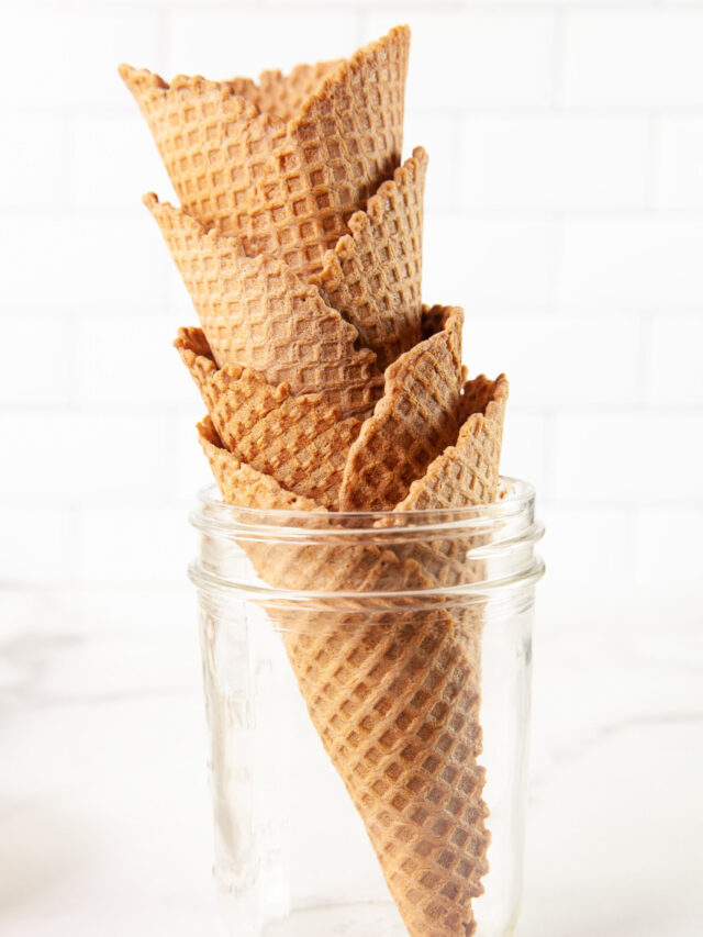 Homemade Waffle Cones