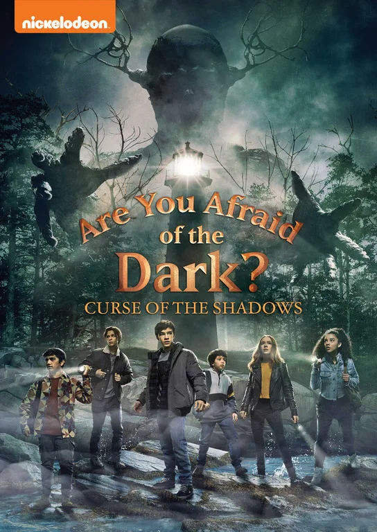 A new setting and a new Midnight Society bring fresh scares when the group&rsquo;s leader suddenly vanishes, prompting the remaining members to search for clues, confront dark forces, and ultimately uncover the truth behind their seaside town&rsquo;s terrifying curse. Are You Afraid of the Dark?: Curse of the Shadows, is now available on DVD!