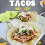 These Easy Pulled Pork Tacos are loaded with juicy, flavorful pork that&rsquo;s been cooked low and slow until perfectly tender. Whether you&rsquo;re planning a quick weeknight dinner, hosting a big family gathering, or looking for a back to school lunch box recipe that kids will actually be excited about, these tacos are a win!