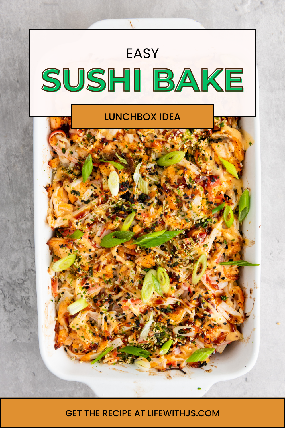 This is the best sushi bake recipe, inspired by the viral trend that took the internet by storm. Creamy, savory, and packed with all the flavors of a classic roll, it’s also perfect for back to school lunch box ideas. This easy make ahead school lunchbox idea is kid friendly, travels well, and makes busy mornings easier with delicious school lunch ideas your kids will actually eat.