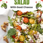 A fresh and easy Spring Salad Recipe! This Asparagus Salad With Goat Cheese is a healthy recipe that&rsquo;s perfect for holidays, potlucks, or dinner.